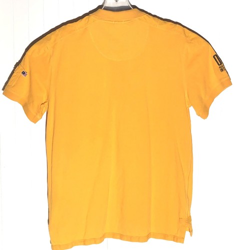 USA Rugby Classic Fit Mens XL Yellow Polo Shirt Short Sleeve - Picture 2 of 6