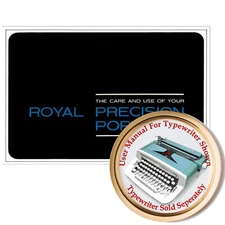 Royal Sabre Typewriter Owner's Manual User Manual Instruction Manual