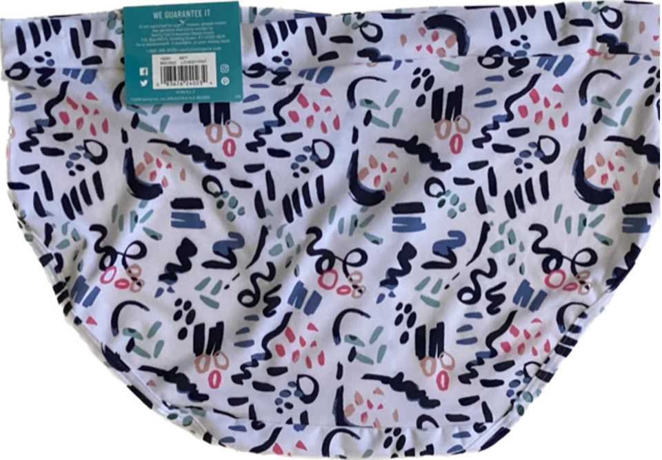 3 Prs Vanity Fair Beyond Comfort Stretch Bikini 18291 Love Story Print 5-6-7-8 - Image 4 of 4