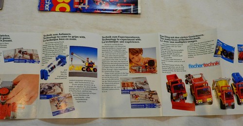 Fischer Technik - 3 Prospekte - 1 Poster - Katalog - mit Preisliste (A69a) - Picture 5 of 12
