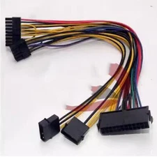 New Adapter Cable ATX Power Supply Line 24 to 18+10 For HP Z800 Motherboard