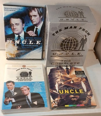 The Man From U.N.C.L.E TV Series+8 Movies+Return Movie (DVD)+2015 Movie (4K) NEW