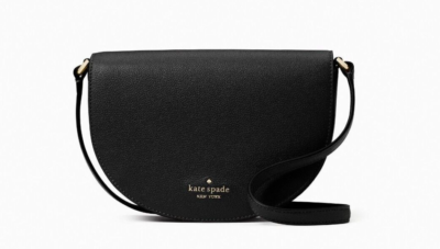 バッグ LUNA New Kate Spade Luna Crescent Crossbody bag Leather Black