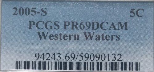 2005-S Western Waters Nickel PCGS PR69DCAM - Picture 3 of 3