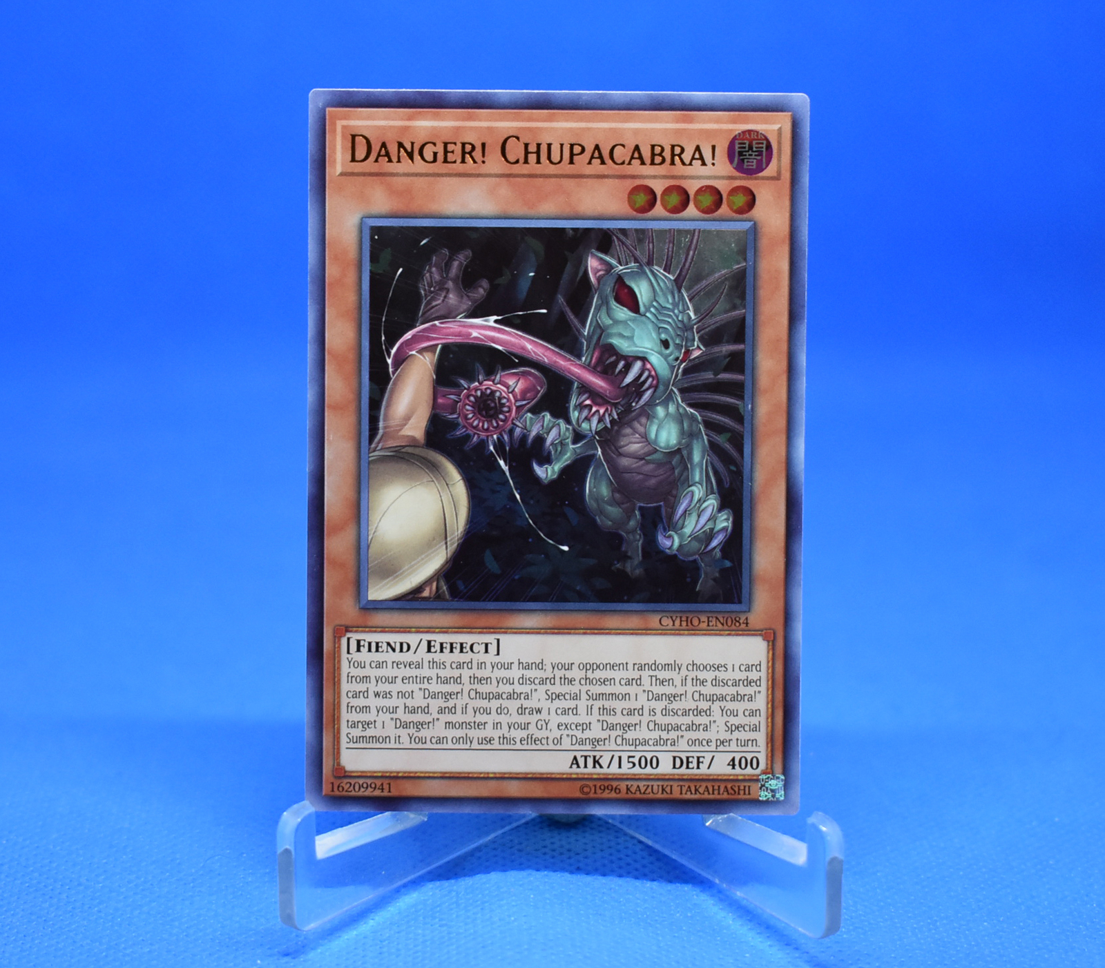 Yugioh Cards Yu-Gi-Oh! DANGER! ZONE Card Ultra Rare CYHO-EN087 Near Mint/Mint Condition YuGiOh DANGER ZONE Yugioh Cards Yu-Gi-Oh! DANGER! ZONE Card Ultra Rare CYHO-EN087 Near Mint/Mint Condition YuGiOh DANGER ZONE