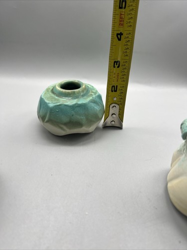 Connie Green Blue Sand X3 Pottery Mini Case Signed - Picture 12 of 17