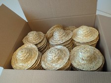 Strohhut ,perfekt zum basteln , Kita oder Schule , 100 Stück