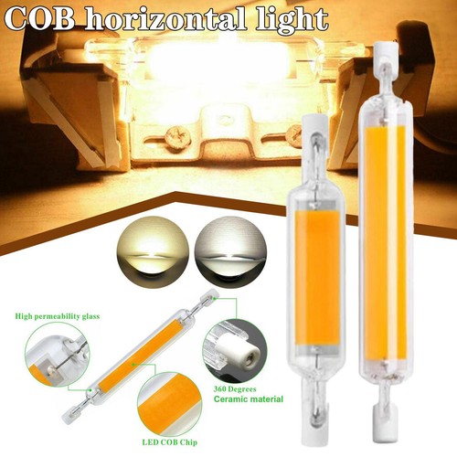 LED R7S Bulb Glas COB Lampe Dimmbar Ersetzen Tube- F2S0 - Imagen 1 de 14