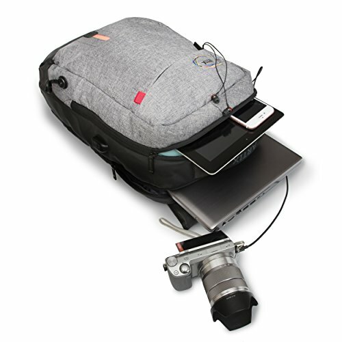 Artix Power Bank Water Resistant Backpack For Laptops and Smart Devices 7000mAh - Picture 4 of 6
