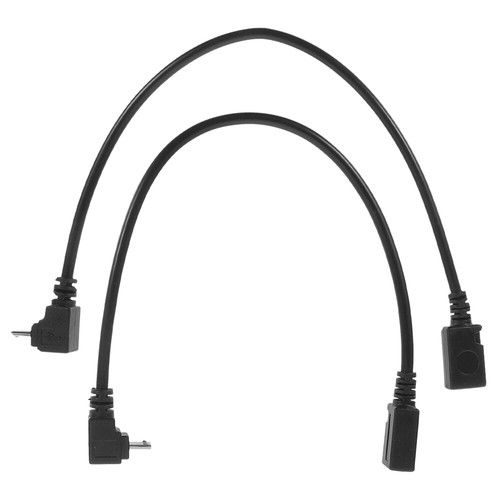 2 Pcs USB Adapter Cable Mini Charging Multifunctional Right Angle - 第 1/12 張圖片
