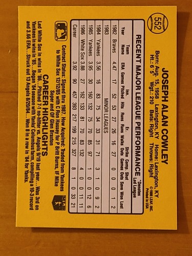 1987 Donruss Baseball Complete Your Set You Pick Choose #529 - 660 - Picture 49 of 261