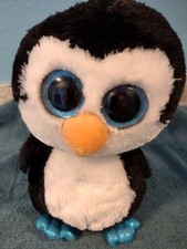 Ty Beanie Babies Little Penguin - Waddles Blue Eyes