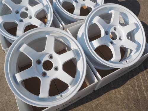 JDM wheel 15x6.5+38 100x4 set4 wheels kei mini truck Hijet Carry Sambar Acty - Picture 2 of 8