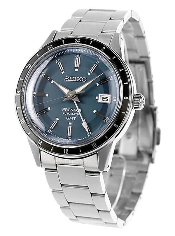 Seiko Presage Style 60's GMT Automatic Mechanical Watch SSK009J1