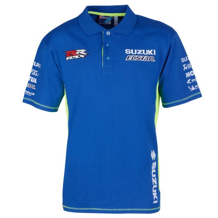 Official Ecstar Suzuki Motogp Team Man's Polo Shirt - 18SMGP-AP | eBay
