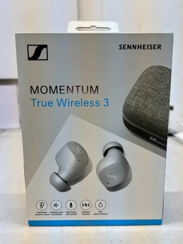 Sennheiser Momentum True Wireless 3 Noise Cancelling Earbuds - White -NEW SEALED