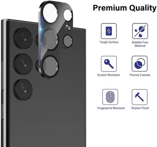 For SAMSUNG GALAXY S23, S23+ S23 ultra Tempered Glass screen or camera protector - Picture 7 of 16
