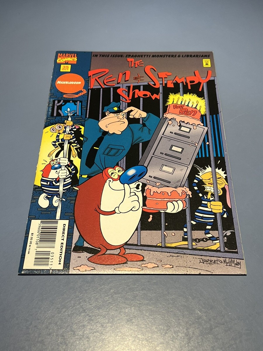 Ren & Stimpy #35 Marvel ABSURD Comic Book 1995 *HIGH GRADE