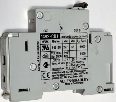 Allen-Bradley 1492-CB-1-H020 Circuit Breaker