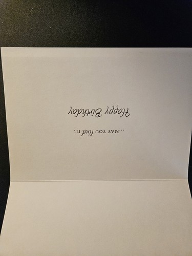 Birthday Wishes - Nautical Sailboat Greeting Card with Envelope - Picture 2 of 2