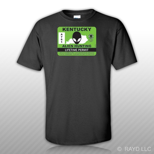 Kentucky Alien Hunting Permit T-Shirt 