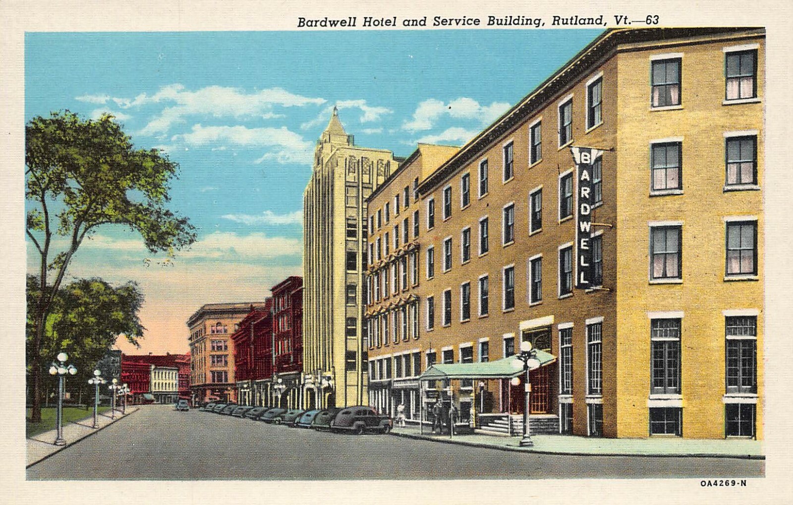 RUTLAND VTBARDWELL HOTEL (NOW SPECIAL NEEDS APTS) & SERVICE BUILDING