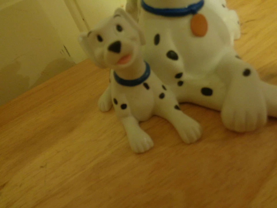 DISNEY 101 DALMATIANS PERIDTA, PATCH, PENNY, & LUCKY PUPPY DOG COIN PIGGY BANK - Image 4 of 4