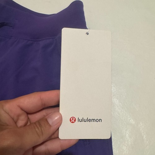NEW Lululemon Womens License To Train HR Short Petrol Purple Size 4 - Picture 3 of 11
