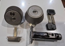 Mul-t-lock Mt5 Hercular Single Cyl Deadbolt Thumb Turn Key - Satin - Used