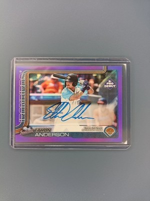 2025 Topps Pro Debut Baseball Ethan Anderson Auto  PD-68 258/299 Ironbirds