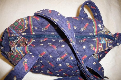VERA BRADLEY DESIGNS Purse 100 HANDBAG ~ $42 GOLF NAVY Blue Bag Ball - Picture 2 of 7