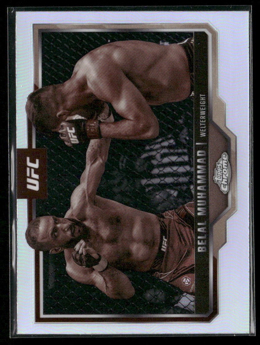Belal Muhammad 2025 Topps Chrome UFC Sepia Refractor #126 UFC