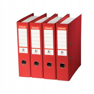 4049793006024 Segregator A4/75mm Z Mechanism Czerwony 81133 No.1 Esselte Essel