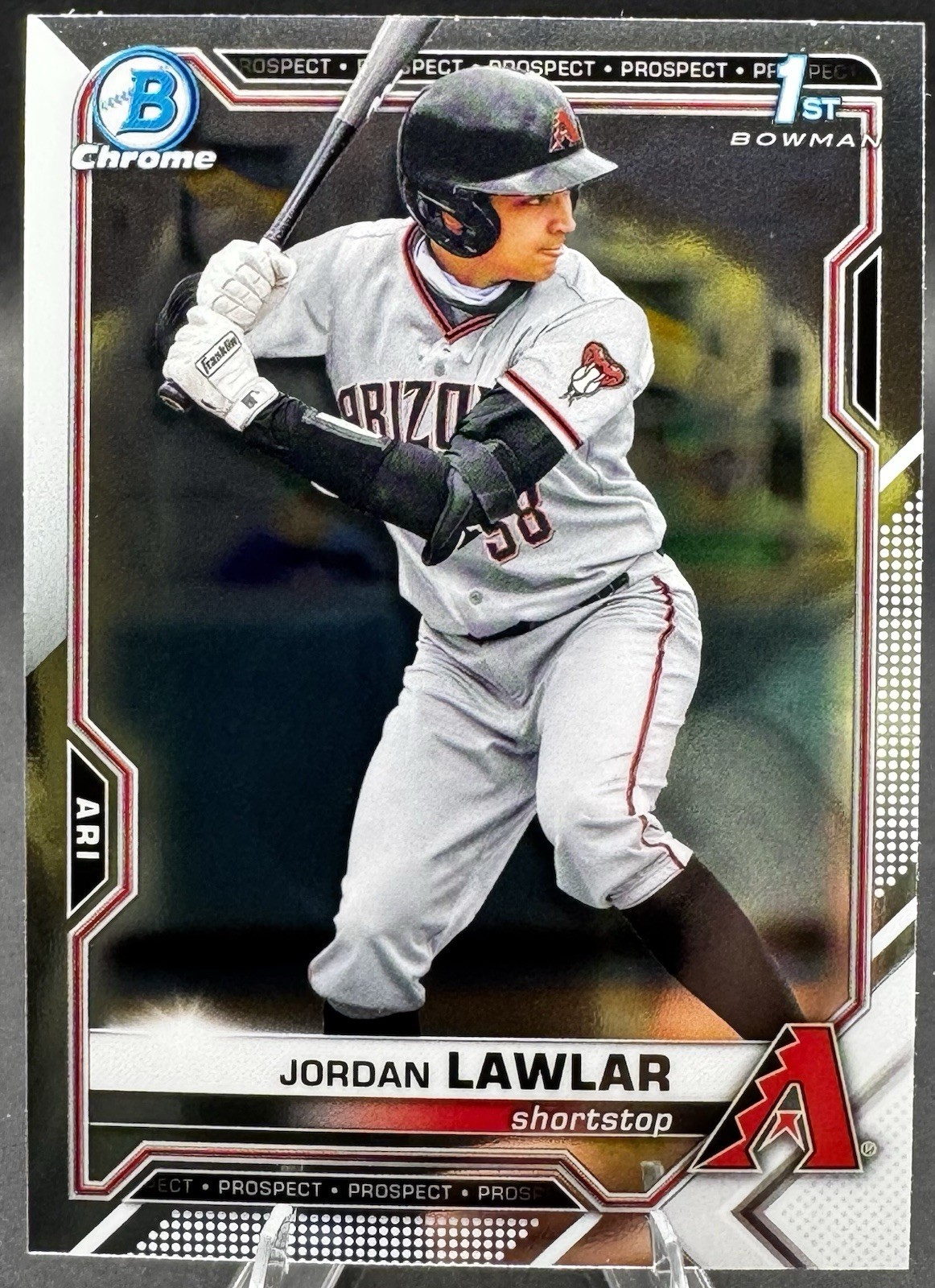 2021 Bowman Draft Jordan Lawler 1st Chrome #BDC-194 Arizona Diamondbacks