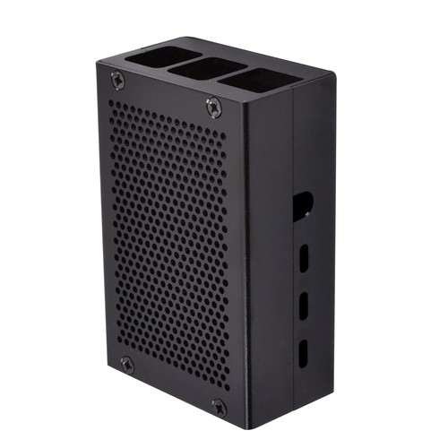 Black/Gary Enclosure Protective Box Shell Case For Raspberry Pi4 - Afbeelding 4 van 12