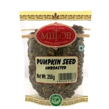 Miltop Premium Raw Unsalted Pumpkin Seed for Eating, 250g 63.50 per gallon