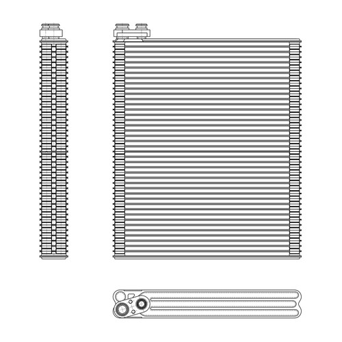 A/C Evaporator Core fits 2006-2018 Lexus IS350 LS460 GS350 TYC - Picture 4 of 5