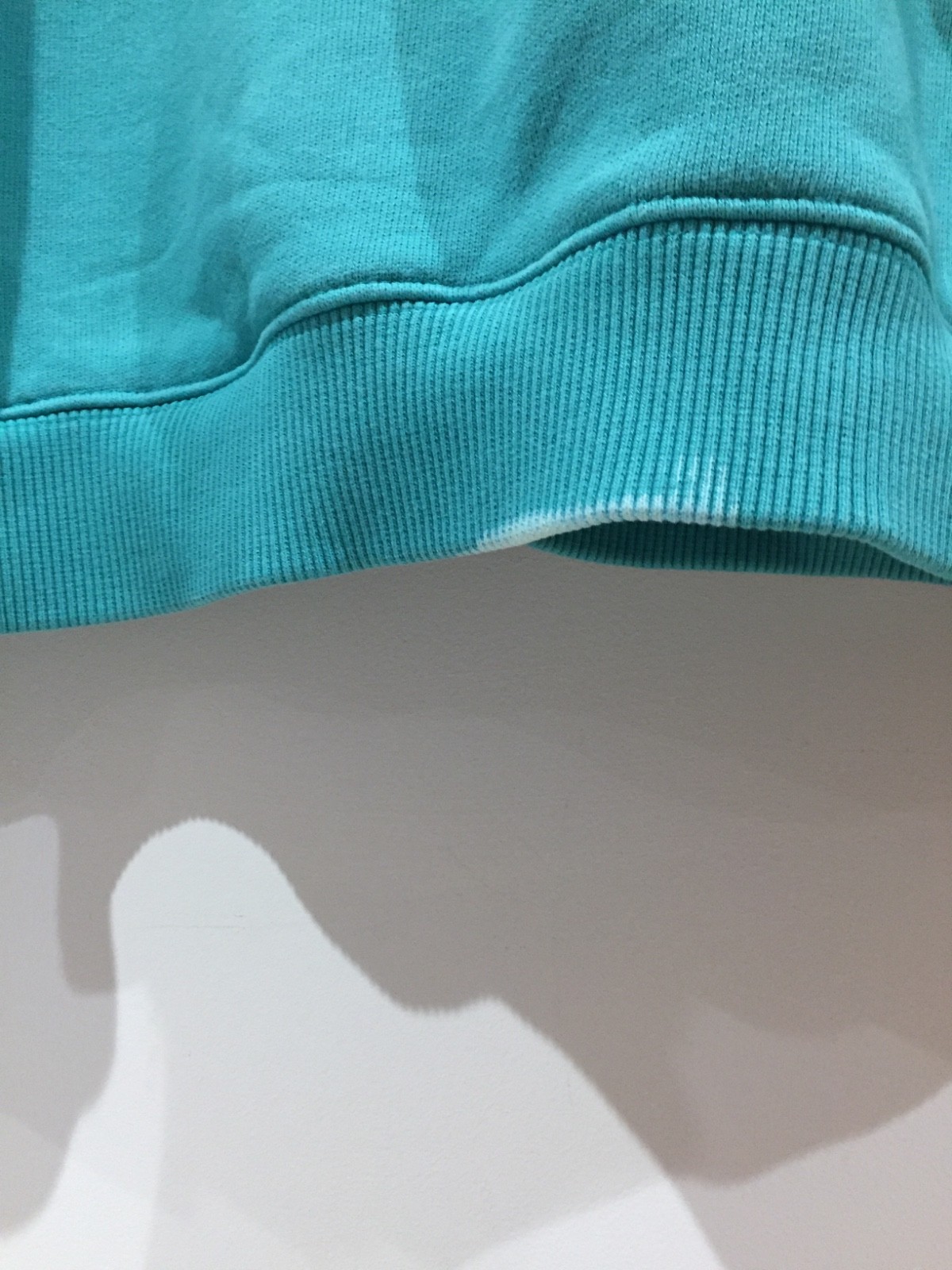 Rare ACNE STUDIOS Dog-Patch Turquoise Cotton Sweatshirt Unisex Size M image 9