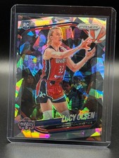 2025 Panini Prizm WNBA- Lucy Olsen #104 Cracked Ice Prizm (RC)