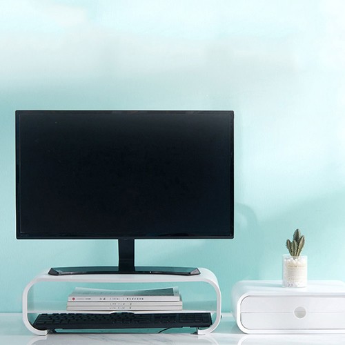 Desktop Computer Lifting Shelf Monitor Heightening Rack Table Storage Shelf - Afbeelding 7 van 12