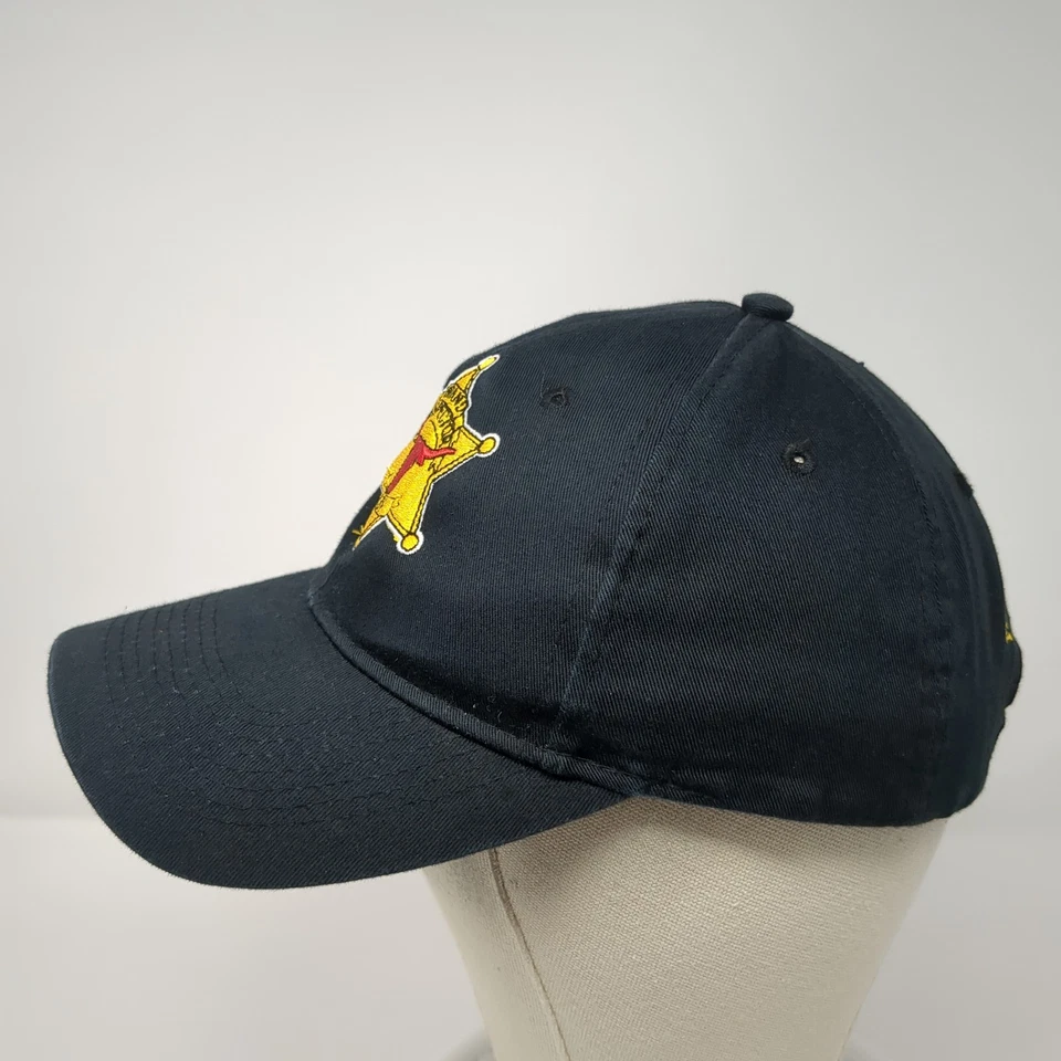 品牌 Inspector ISP 系带棒球帽黑色均码 Port & Company — 第 3/4 张图片