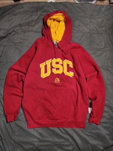 90s Usc Vintage Sweater Stitched Size XL Red - Picture 1 of 3
