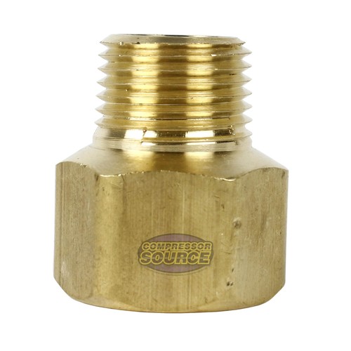 3/4" FNPT x 1/2" MNPT Solid Brass Reducing Pipe Fitting Adapter Connector 120RJF