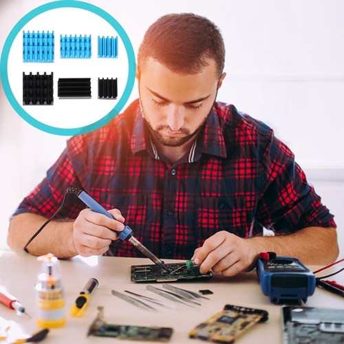6 Pcs Heat Sink Motherboard Aluminum Voltage Regulator Metal Cooler - 第 6/12 張圖片