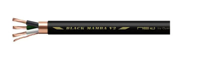 Oyaide Black Mamba V2 1M Power Cable Hi-Fi Audio Grade AC Cord Audiophile OFC
