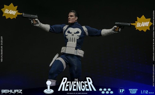 The Punisher Revenger 1/12 Scale Action Figures EKUAZ STUDIO EKS06 IN STOCK New - Picture 18 of 19