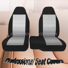 60/40 Highback Black/Gray Front Both Bench Seat Cover Fits 2004-2012 Ford Ranger