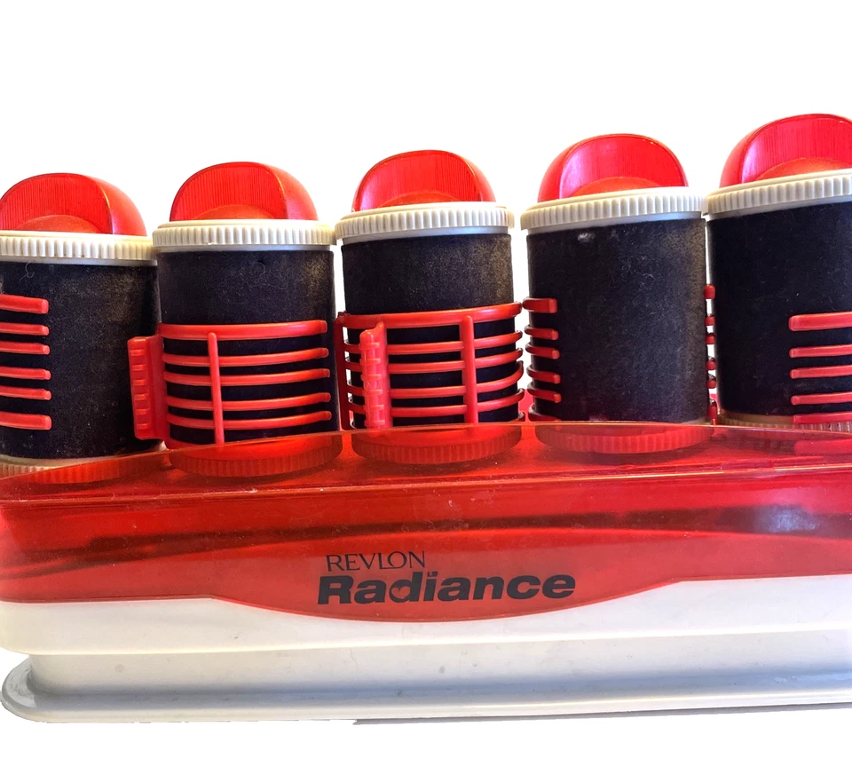 Rizadores Hot Rollers de viaje Jumbo vintage Revlon Radiance 5 RVH231 CON CLIPS Foto 2 de 4