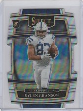 2021 Panini Select Prizm Diecut Concourse #94 Kylen Granson  Indianapolis Colts