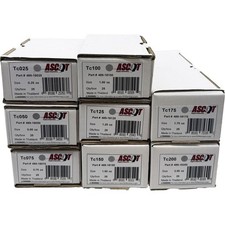 Ascot T Style Coated Lead Clip-On Wheel Weight Bundle .25oz-2.00oz (8 Items)